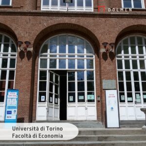 Facciata storica con ingresso alla Facoltà di Economia dell'Università di Torino